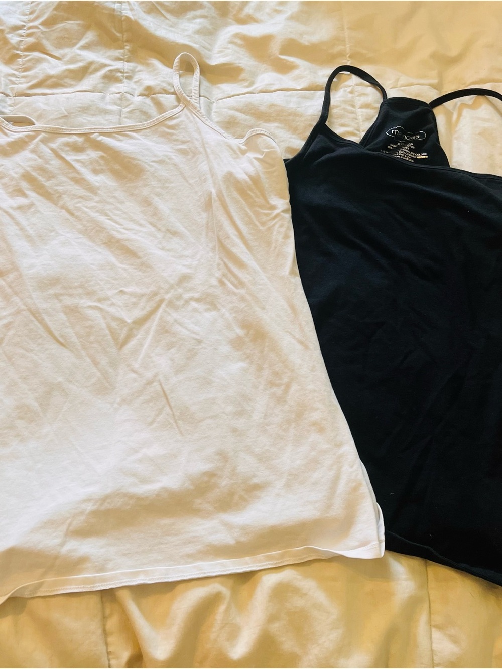 Bundle - 2 Maurices Women's Camisoles - White & Black